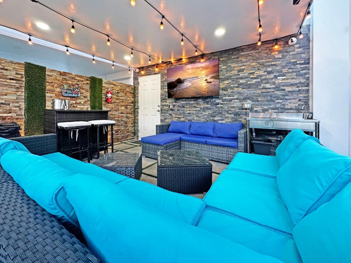 Vacay Spot Experience Luna Sky! 65" Tv Bar, Bbq, Shower Massage Jets, Music, Go To Fl Keys Хоумстед Екстериор снимка